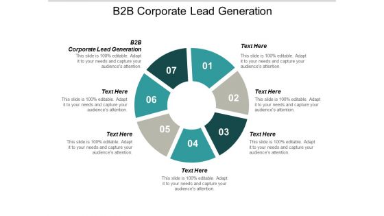 B2B Corporate Lead Generation Ppt PowerPoint Presentation Gallery Graphics Template Cpb