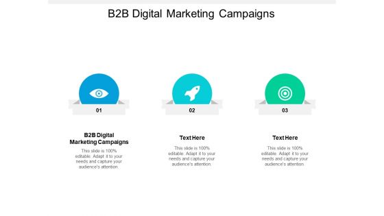 B2B Digital Marketing Campaigns Ppt PowerPoint Presentation Ideas Background Cpb