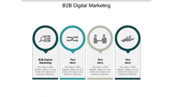 B2B Digital Marketing Ppt PowerPoint Presentation Styles Outline Cpb