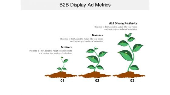 B2B Display Ad Metrics Ppt PowerPoint Presentation Icon Information Cpb