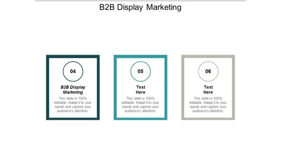 B2B Display Marketing Ppt PowerPoint Presentation Styles Ideas Cpb