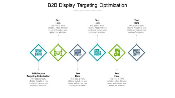 B2B Display Targeting Optimization Ppt PowerPoint Presentation Slides Examples Cpb Pdf
