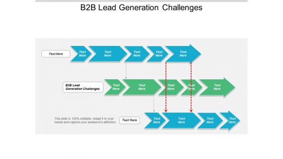 B2B Lead Generation Challenges Ppt PowerPoint Presentation Model Vector Cpb