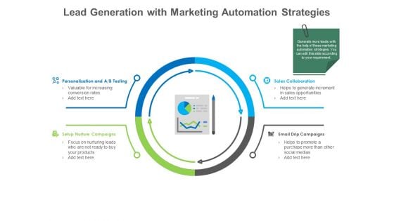 B2B Lead Generation Lead Generation With Marketing Automation Strategies Mockup PDF
