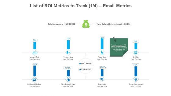 B2B Lead Generation List Of ROI Metrics To Track Email Metrics Demonstration PDF B2B Lead Generation List Of ROI Metrics To Track Email Metrics Demonstration PDF