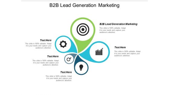 B2B Lead Generation Marketing Ppt PowerPoint Presentation Portfolio Information Cpb