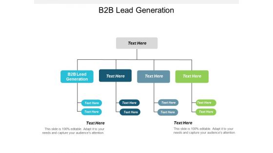 B2B Lead Generation Ppt PowerPoint Presentation Outline Introduction Cpb