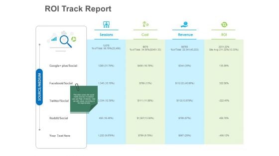 B2B Lead Generation ROI Track Report Ppt Inspiration PDF B2B Lead Generation ROI Track Report Ppt Inspiration PDF