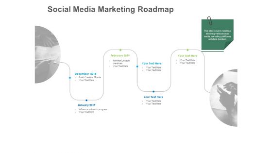 B2B Lead Generation Social Media Marketing Roadmap Ppt Outline Graphics Example PDF