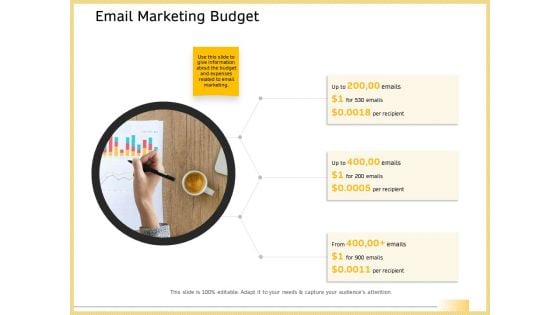 B2B Marketing Email Marketing Budget Ppt File Microsoft PDF