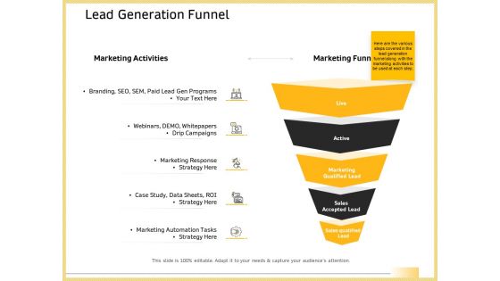 B2B Marketing Lead Generation Funnel Ppt Layouts Format Ideas PDF