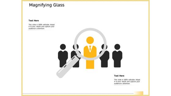 B2B Marketing Magnifying Glass Ppt Summary Good PDF