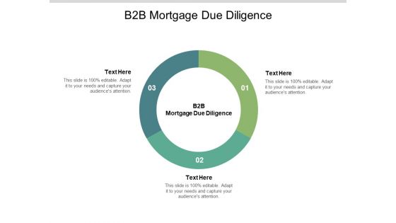 B2B Mortgage Due Diligence Ppt PowerPoint Presentation Professional Structure Cpb