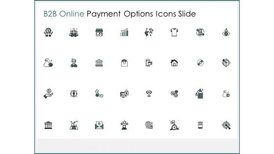 B2B Online Payment Options Icon Slide Technology Ppt PowerPoint Presentation Styles Graphics Template