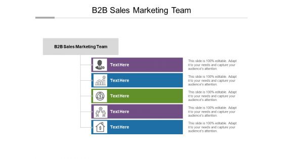 B2B Sales Marketing Team Ppt PowerPoint Presentation Model Clipart Images Cpb