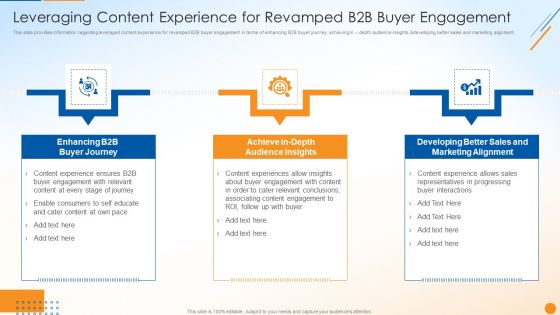 B2B Sales Techniques Playbook Leveraging Content Experience For Revamped B2B Buyer Engagement Microsoft PDF