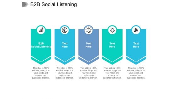 B2B Social Listening Ppt PowerPoint Presentation Slides Infographic Template Cpb Pdf