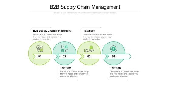 B2B Supply Chain Management Ppt PowerPoint Presentation Visual Aids Ideas Cpb