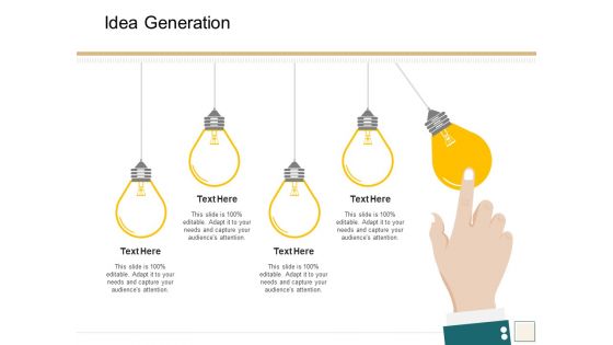 B2B Trade Management Idea Generation Ppt Slides Show PDF