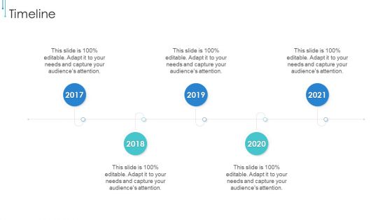 B2B Web Hosted Software Investor PPT Timeline Sample PDF