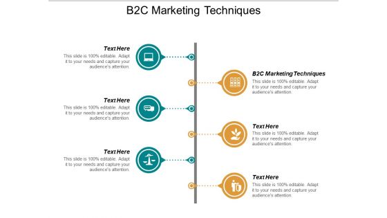 B2C Marketing Techniques Ppt PowerPoint Presentation Outline Slideshow Cpb