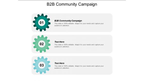 B2b Community Campaign Ppt PowerPoint Presentation Layouts Format Ideas Cpb