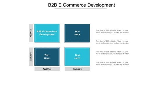 B2b E Commerce Development Ppt Powerpoint Presentation Summary Example Cpb