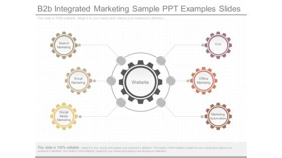 B2b Integrated Marketing Sample Ppt Examples Slides