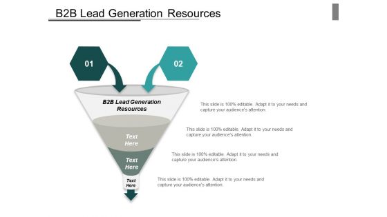 B2b Lead Generation Resources Ppt PowerPoint Presentation Slides Inspiration