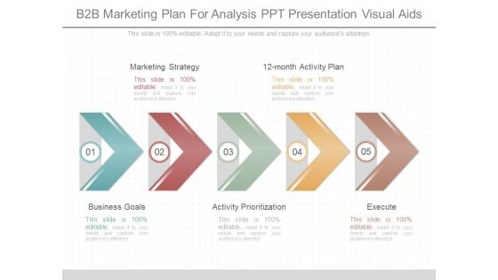 B2b Marketing Plan For Analysis Ppt Presentation Visual Aids