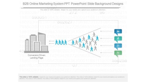 B2b Online Marketing System Ppt Powerpoint Slide Background Designs
