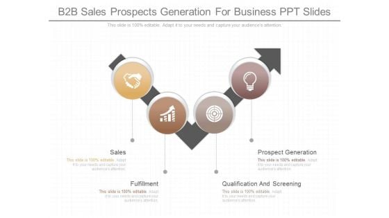 B2b Sales Prospects Generation For Business Ppt Slides