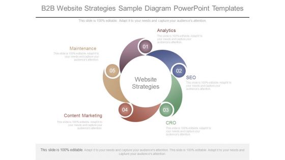 B2b Website Strategies Sample Diagram Powerpoint Templates