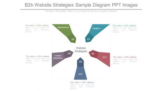 B2b Website Strategies Sample Diagram Ppt Images