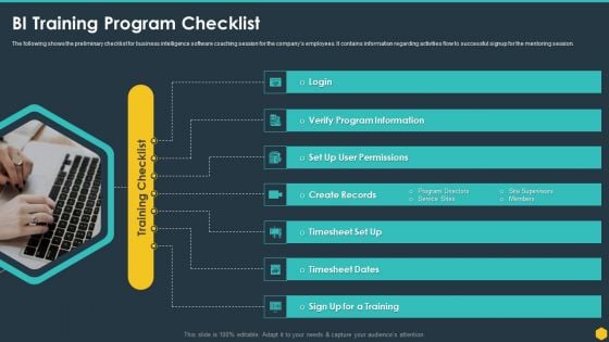 BI Training Program Checklist BI Transformation Toolset Information PDF BI Training Program Checklist BI Transformation Toolset Information PDF