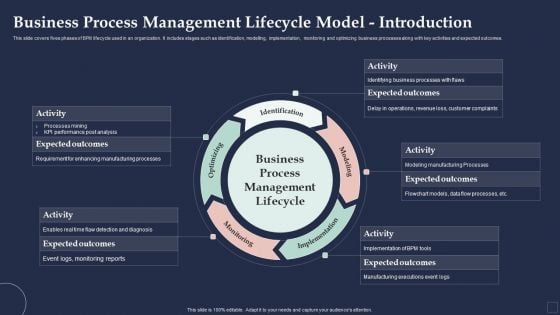 BPM System Methodology Business Process Management Lifecycle Model Introduction Rules PDF