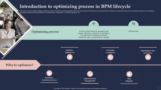 BPM System Methodology Introduction To Optimizing Process In BPM Lifecycle Structure PDF