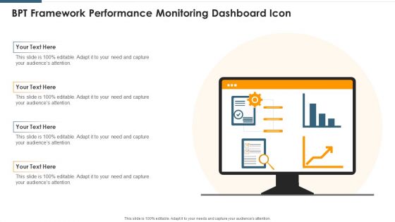 BPT Framework Performance Monitoring Dashboard Icon Mockup PDF