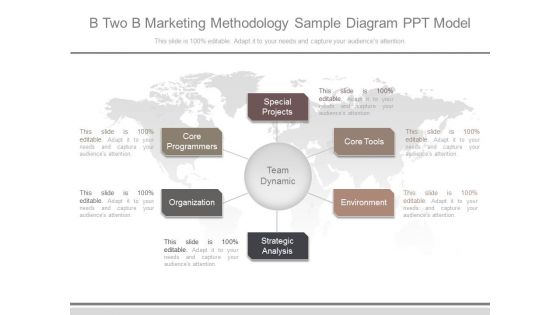 B Two B Marketing Methodology Sample Diagram Ppt Model