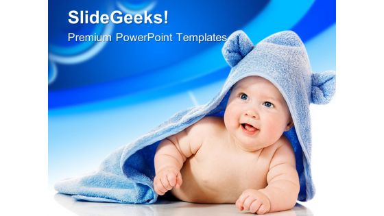 Baby Care Free PowerPoint Template