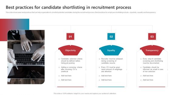 Background Verifying And Selecting Best Practices For Candidate Shortlisting In Recruitment Designs PDF