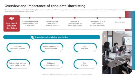 Background Verifying And Selecting Overview And Importance Of Candidate Shortlisting Guidelines PDF