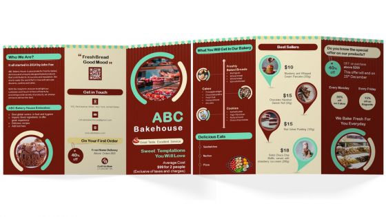 Bakehouse Brochure Trifold