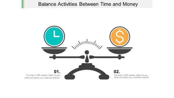 Balance Activities Between Time And Money Ppt Powerpoint Presentation Gallery Display