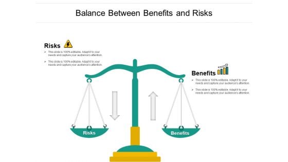 Balance Between Benefits And Risks Ppt PowerPoint Presentation Gallery Slideshow PDF