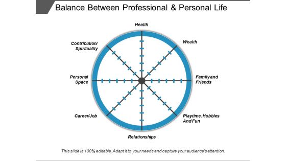 Balance Between Professional And Personal Life Ppt PowerPoint Presentation Pictures Themes