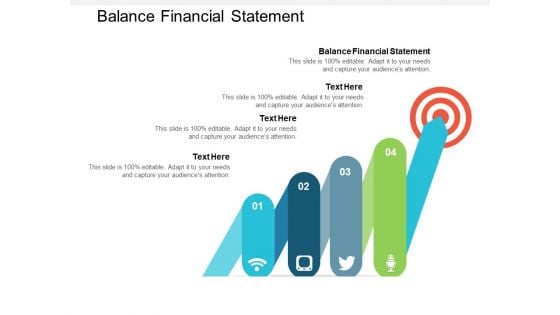 Balance Financial Statement Ppt PowerPoint Presentation Summary Microsoft Cpb