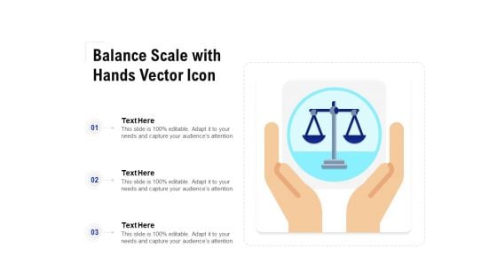 Balance Scale With Hands Vector Icon Ppt PowerPoint Presentation Pictures Slide Portrait PDF
