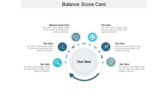 Balance Score Card Ppt PowerPoint Presentation Infographics Shapes Cpb