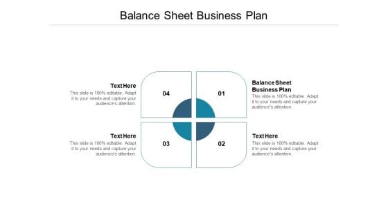 Balance Sheet Business Plan Ppt PowerPoint Presentation Portfolio Slideshow Cpb